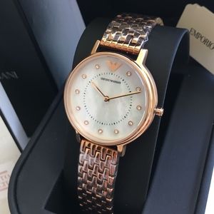 Rose Gold Womens Watch Ar11006 